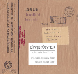 CD von Jalda Rebling und Franka Lampe - a brivele fun Vilne